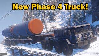 SnowRunner - Rocket transport with NEW DLC Truck! (ZiKZ 605R) (Phase 4 Gameplay)