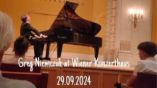 Greg Niemczuk in Wiener Konzerthaus - Highlights from debut performance - 29.09.2024