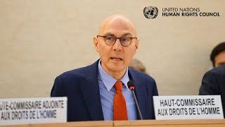 UN Human Rights chief Volker Türk gives a global update to the Human Rights Council | #HRC58