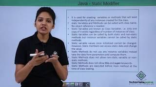 Java - Static Modifier