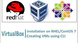 VirtualBox | Installation | VM creation using CLI