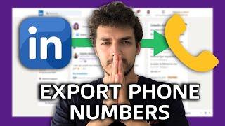 How to Export Phone Numbers from LinkedIn Sales Navigator