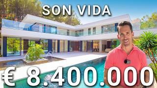 Tour durch Villa der Superlative in bester Lage Son Vida Mallorca
