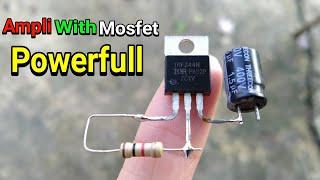 Amplifier mini dengan mosfet suaranya menggelegarr