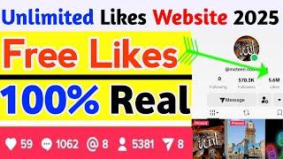 TikTok Par Likes Kaise Badhaye | Free TikTok Likes 2025 | New Website