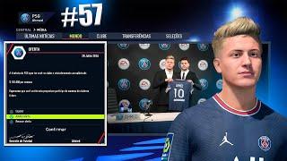 MODO CARREIRA JOGADOR FIFA 22 - CHEGUEI NO PSG #57