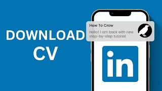 How to Download CV from LinkedIn on Mobile App