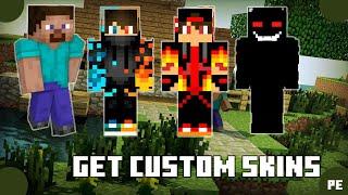 Minecraft custom skins | Custom Skins Tutorial | skin totem