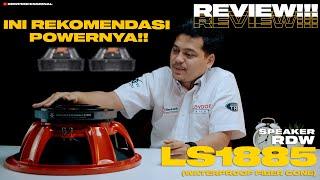 REVIEW !! SPEAKER RDW " LS1885 " & REKOMENDASI POWER AMPLIFIER TERBAIK !! [4K]