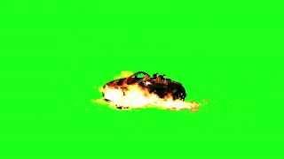 Green Screen Car Explosion