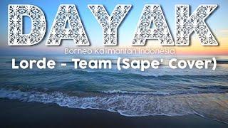 Lorde - Team (Sape' Cover)  Borneo Kalimantan Indonesia 