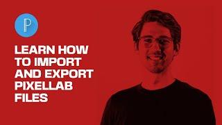 Pixellab Tutorial | how to import and export pixellab files