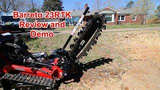 Barreto Trencher 23RTK - Review and Demo