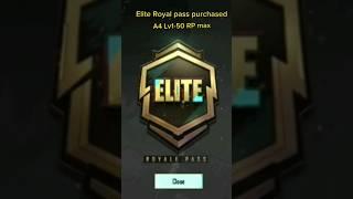 purchasing 360uc A4 Royal pass Lv1-50 RP Max in pubg mobile #shorts #viral #pubgmobile #royalpass