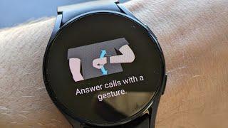 How to Answer / Deny Calls with Gestures on Samsung Galaxy Watch 6 , 5 ,4 + Stop Alerts / Timer