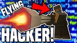 INSANE FLYING HACKER VS 3 ADMINS PVP!?! (Unturned 3.29)