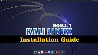 How to Install Kali Linux 2023.1 with Manual Partitions on a UEFI PC | Kali 2023.1 Install Guide