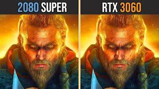 NVIDIA RTX 2080 SUPER vs RTX 3060 | Test in 8 Games