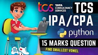 (Hindi) - TCS Xplore iPA CPA Python 15 marks question Solution Code #19