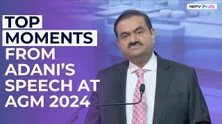 Key Highlights From Gautam Adani's Speech At Adani Enterprises AGM 2024