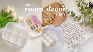 aesthetic shopee finds  room decor, organizers, korean-inspired props, and more