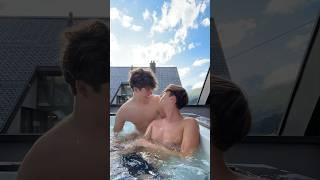 Two best friends in the pool  #loveislove #comedy #happy #funny