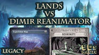 Lands vs Dimir Reanimator [Legacy $1000 Round 4]