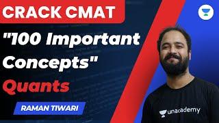 100 Important concepts | Quants | CMAT 2023 | Raman Tiwari