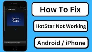 Hotstar Something Went Wrong Please Try Again | iPhone | How to Fix Hotstar Not Working | USA