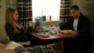 CORONATION STREET - TODD GRIMSHAW SEMI NAKED WEARING A TOWEL