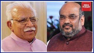 Haryana CM, M.L Khattar Meets Amit Shah Over Dera Violence