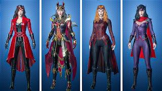 MARVEL Future Revolution - ALL Scarlet Witch Suits (Outfits)