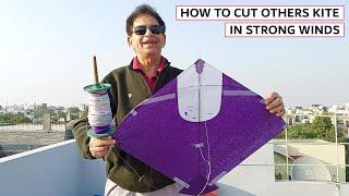 How To Cut Other's Kite In Strong Wind 