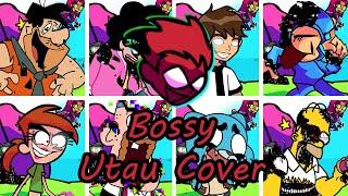 Bossy but Every Turn a Different Character Sing It (FNF Everyone Sings Bossy) - [UTAU Cover]