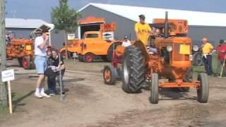 Minneapolis Moline Tractor Parade 1 at Rollag Minnesota Threshing Show