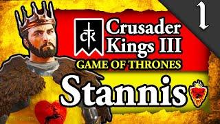 RISE OF STANNIS THE MANNIS! Crusader Kings 3: Game of Thrones Stannis Baratheon Campaign Gameplay #1