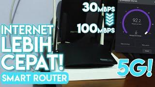 SPEED 30MBps Menjadi 100MBps - Upgrade Modem WIFI Indihome Menjadi 5G | Review Totolink A720R AC1200