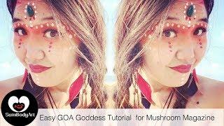 SumBodyArt’s Easy GOA Goddess Tutorial for Mushroom Magazine