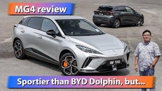 2024 MG4 Malaysian review - sportier than BYD Dolphin, but...