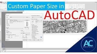Custom Paper Size in AutoCAD | AutoCAD Tips and Tricks