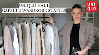 TRYING UNIQLO BESTSELLERS - STAPLES FOR A CAPSULE WARDROBE HAUL
