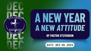 "A New Year, A New Attitude in Christ"  2 Corinthians 5:17