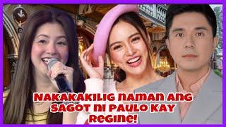 WOW️PAULO AVELINO MAY REACTION SA SINABE NI REGINE VELASQUEZ KAY KIM CHUI️