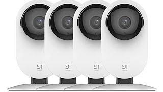 YI 4pc Security Home Camera, 1080p 2.4G WiFi Smart Indoor Nanny IP Cam with Night Vision