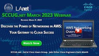 Webinar on Demand Discover the Power of Networking in AWS - Your Gateway to Cloud Success