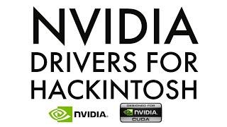 Fix Nvidia Graphics Drivers on Hackintosh | Nvidia Cuda and Nvidia Web Driver Compatibility