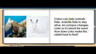 ALIVE WITH COLORS english story for kids, children, ESL, elementary EASY READ ALONG AUDIO STORY BOOK