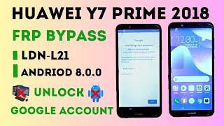 Huawei Y7 Prime 2018 frp bypass without PC || Huawei LDN-L21 Google account bypass