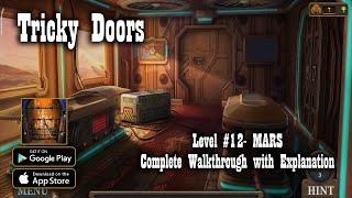 Tricky Doors Level 12 MARS Complete Walkthrough with Explanation | GeekAlign