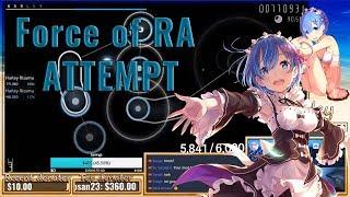 Shitty 4digit osu! Player Tries Force of RA